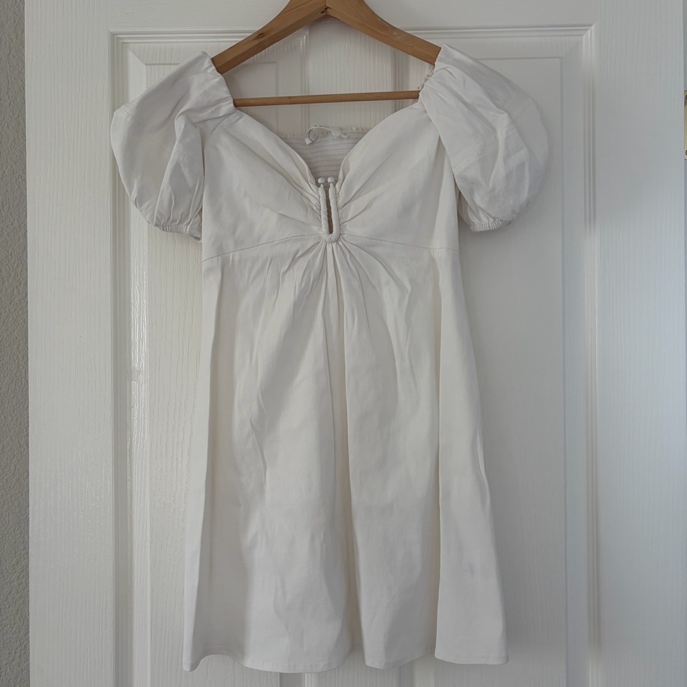 A.L.C. Aniston Off the Shoulder short sleeve Linen and Polyamide Size 4